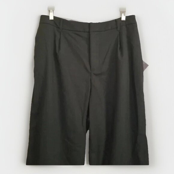 Ava & Viv Black High Rise Wide Leg Trousers Pants Size 16 - Picture 5 of 6